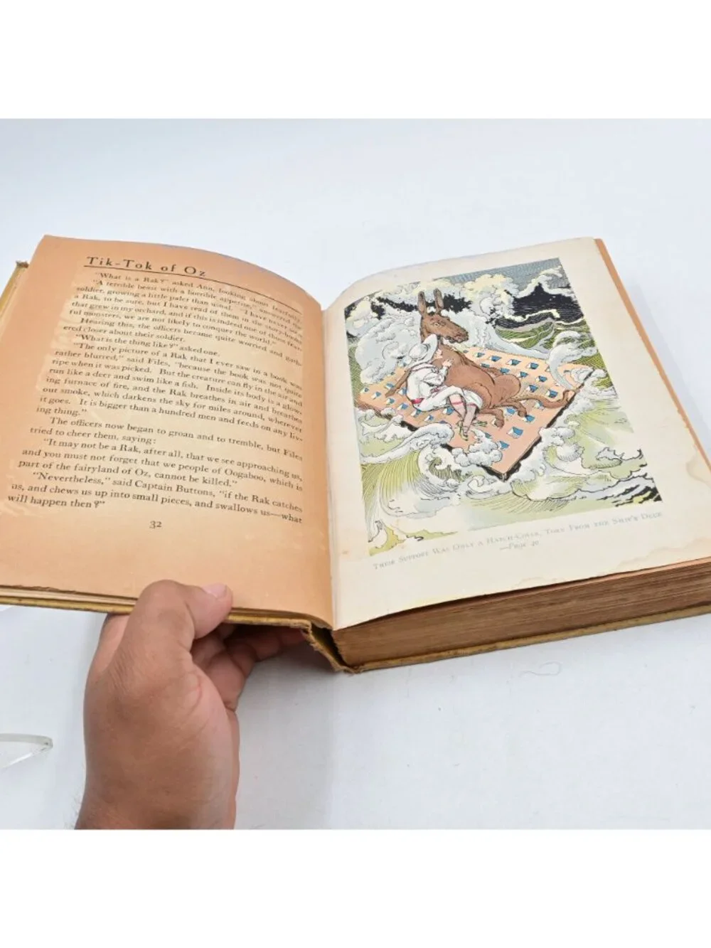 Tik-Tok of Oz by L. Frank Baum 1914 Vintage Hardcover Color Plates